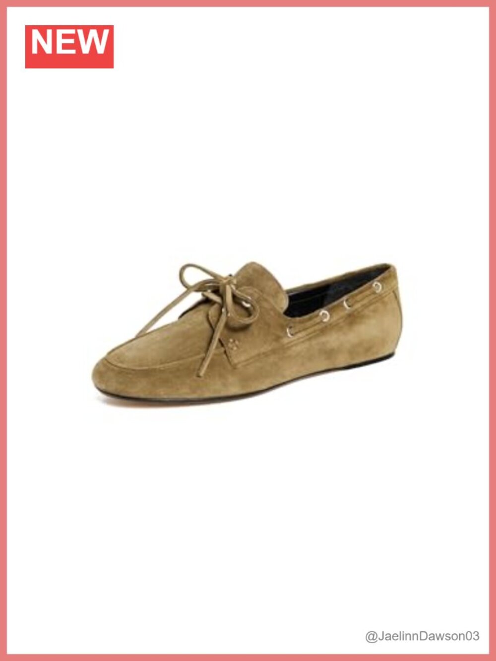 Vince Marin Boat Shoes Women Suede Leather Sole Flat Loafers